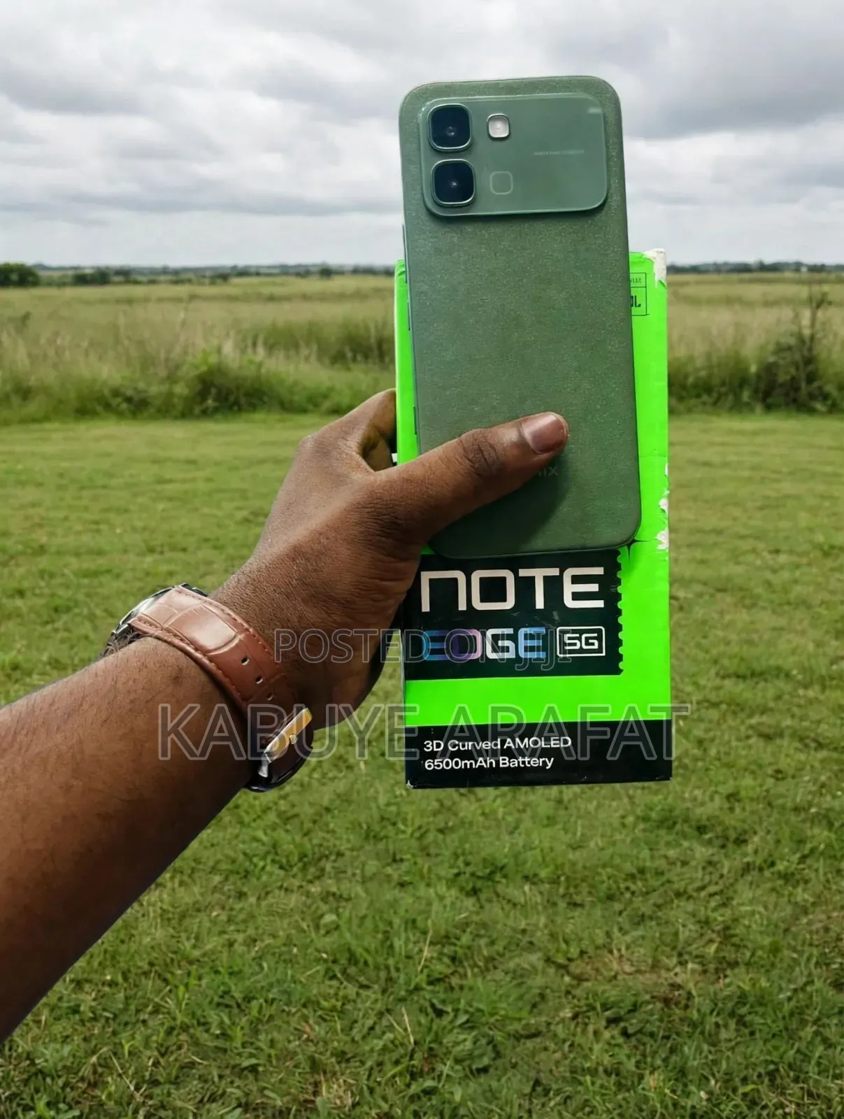 New Infinix Note Edge 256 GB Green