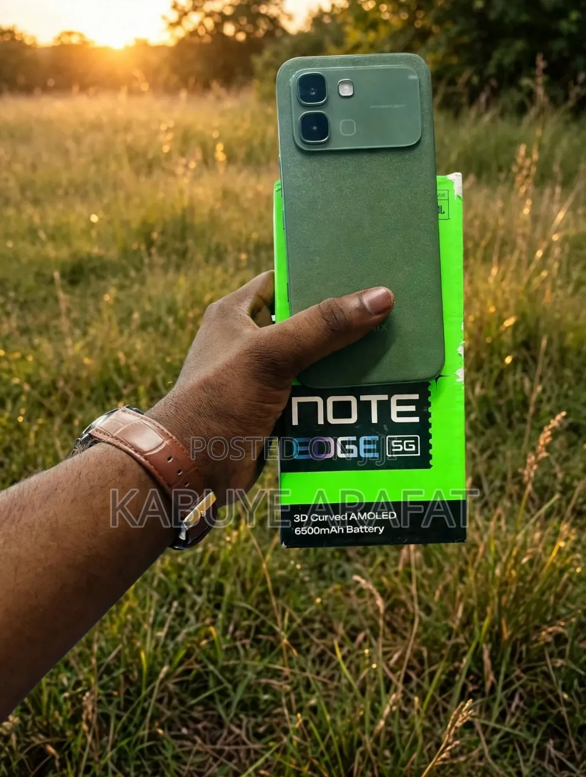 New Infinix Note Edge 256 GB Green
