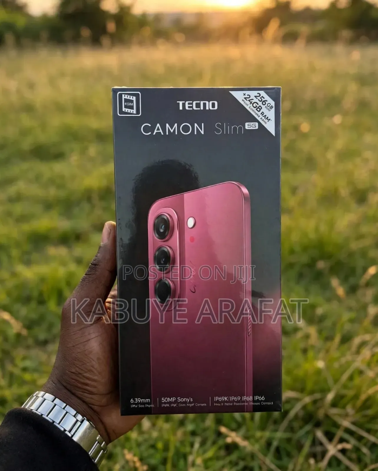 New Tecno Camon Slim 256 GB Red