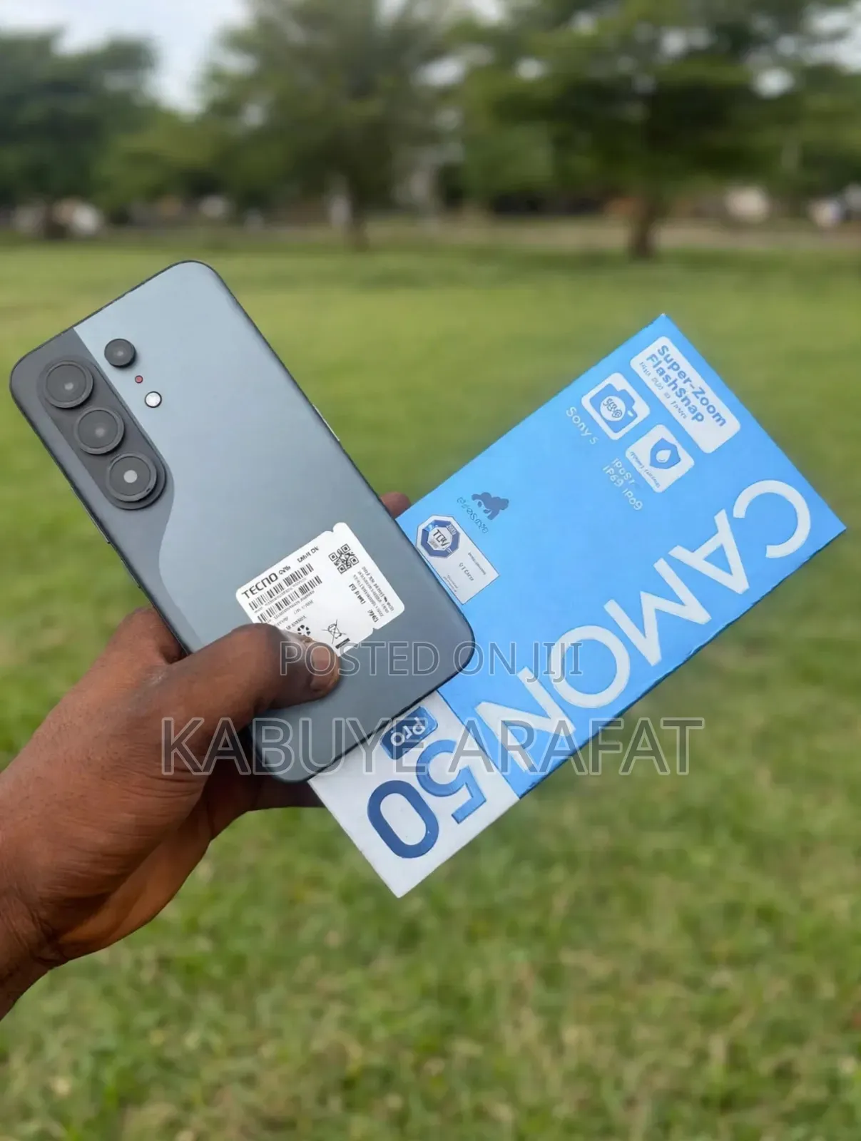 New Tecno Camon 50 Pro 256 GB Graphite