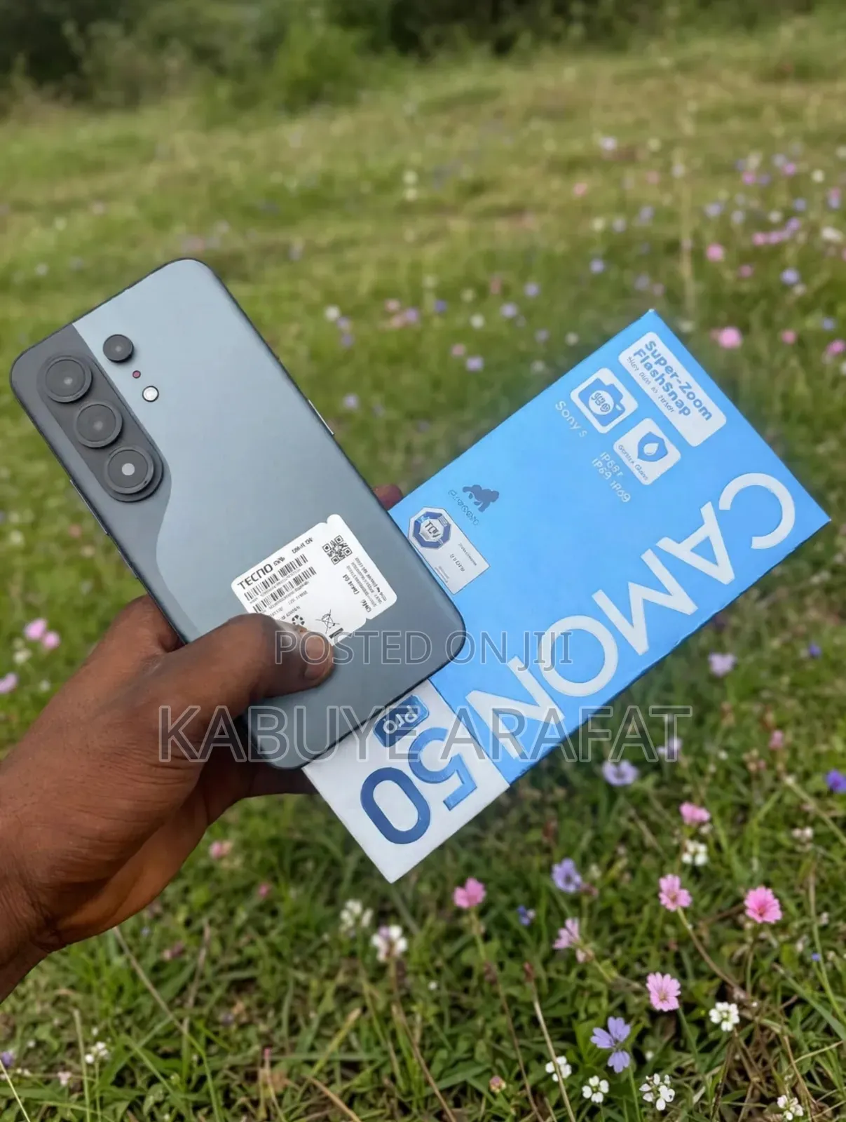 New Tecno Camon 50 Pro 256 GB Graphite