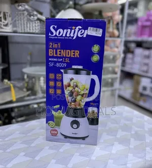 Sonifer SF-8009 2-in-1 Electric Blender & Grinder Set (1.5L, 300W)