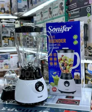 Sonifer SF-8009 2-in-1 Electric Blender & Grinder Set (1.5L, 300W)