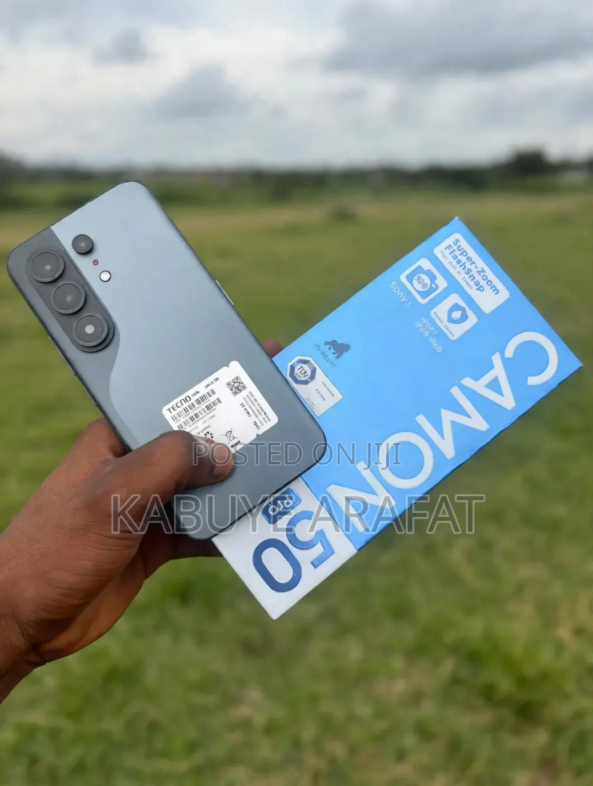 New Tecno Camon 50 Pro 256 GB Black
