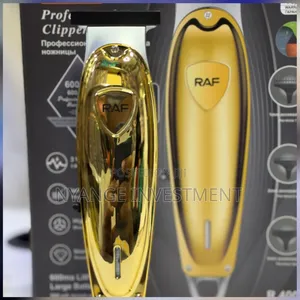 RAF R.4005 Rechargeable Golden Hair Clipper and Trimmer Kit.