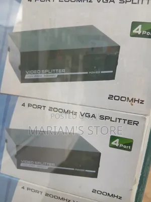 -Port 200MHz VGA Video Splitter Box Used to Mirror a Single Computer