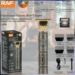 RAF R.434 Professional Electric Hair Clipper, a Cordless Grooming Tool