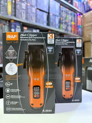 RAF R.4044O Rechargeable Professional Hair Clipper and Trimmer Set