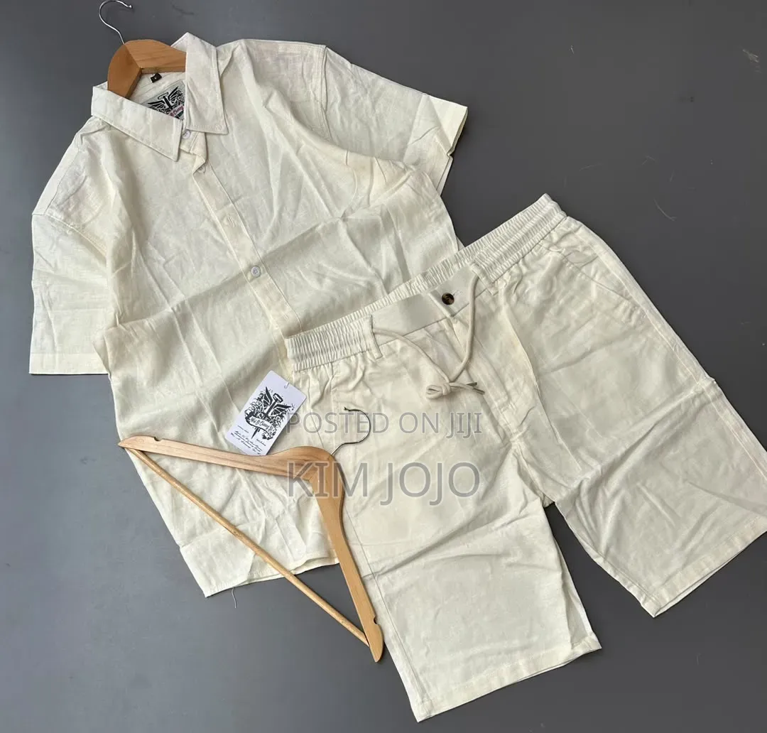 Unisex Linen 2 Pieces