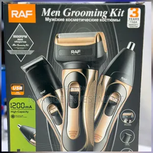 RAF R.4032 3-in-1 Men's Grooming Kit, a Rechargeable .