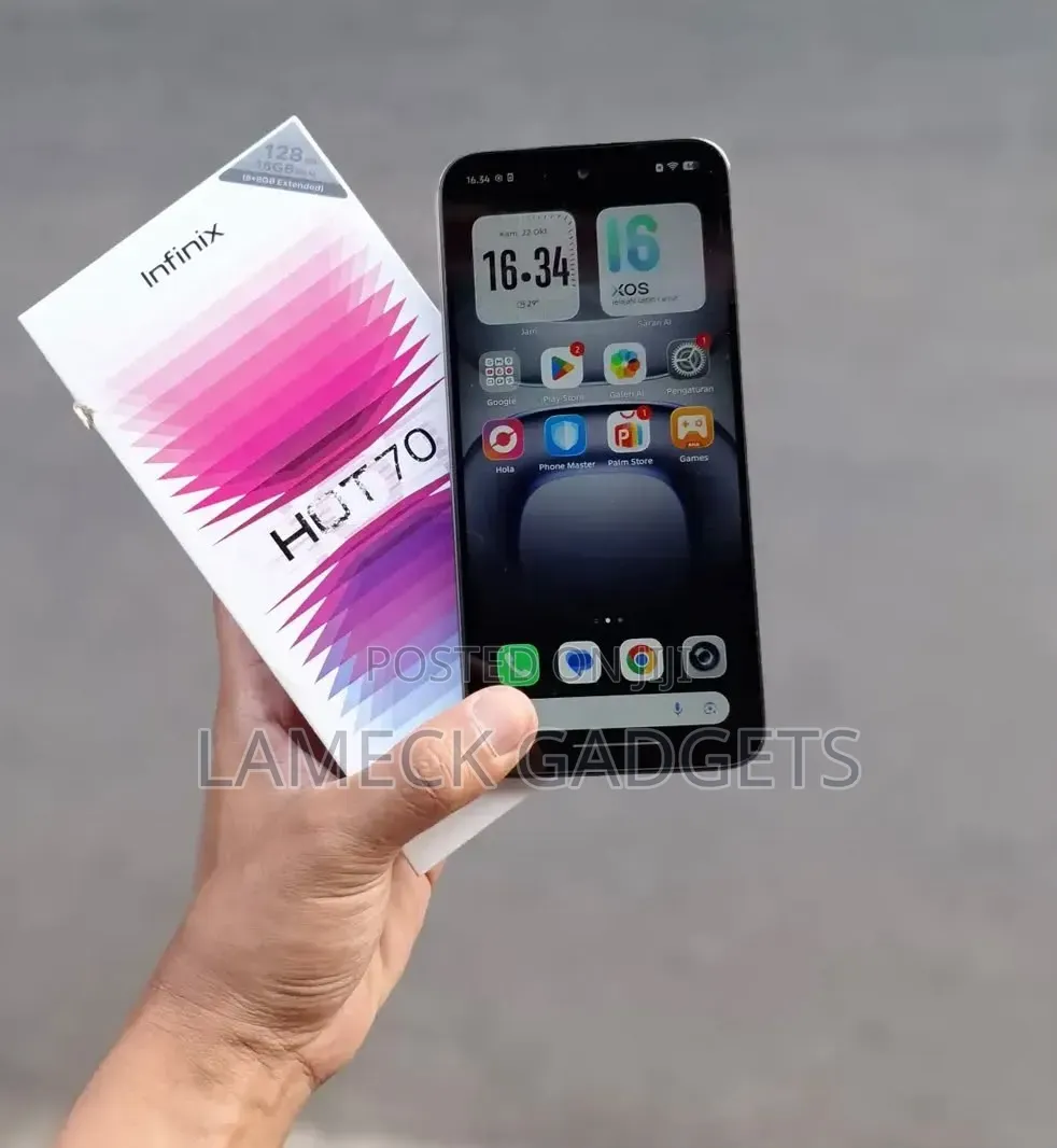 New Infinix Hot 70 256 GB Black