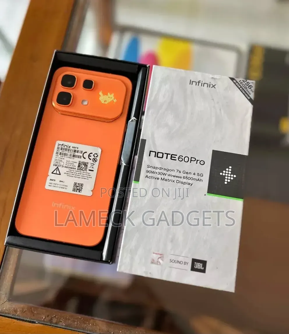 New Infinix Note 60 Pro 256 GB Orange