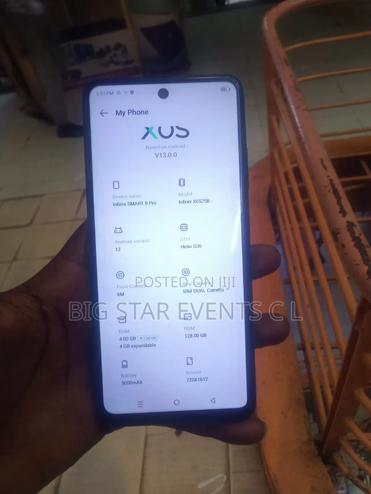 Infinix Smart 8 128 GB Black