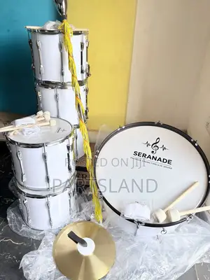 8 PCS Brass Band Drum Set