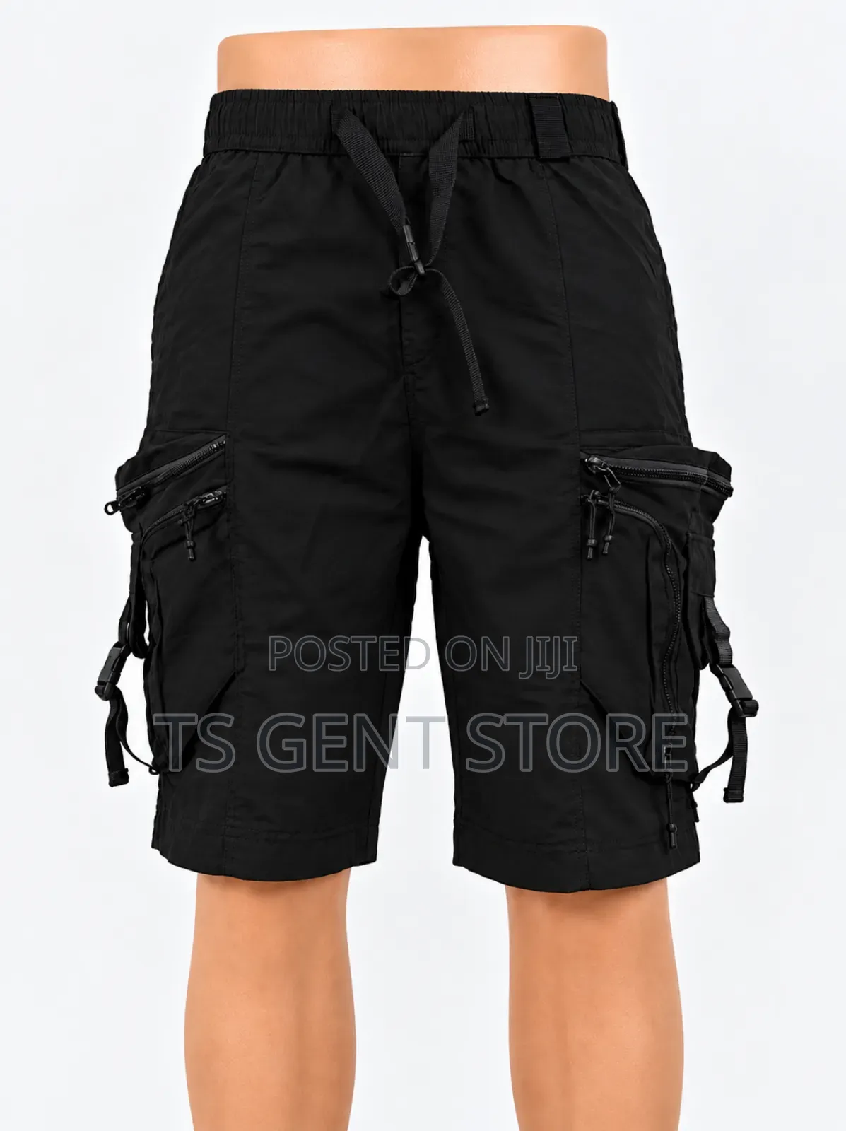 Men's Cargo , Durable Stylish Multiple Pocket Shorts in Brown Colour.
