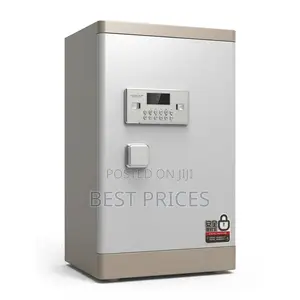 Tall Silver Grey Digital Keypad Safe