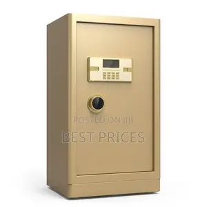 Tall Gold-Tone Digital Keypad Safe