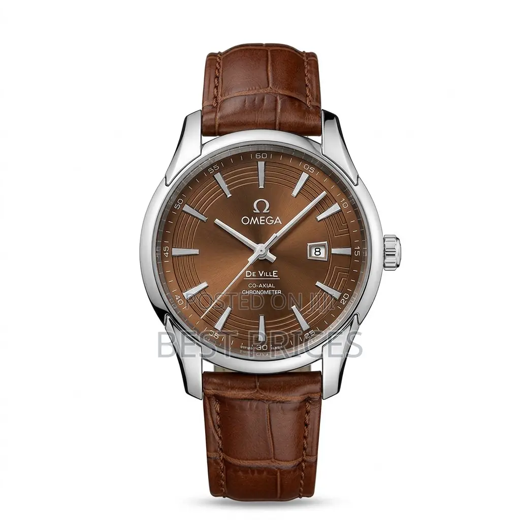 Classic Brown-Strap Analog Watch