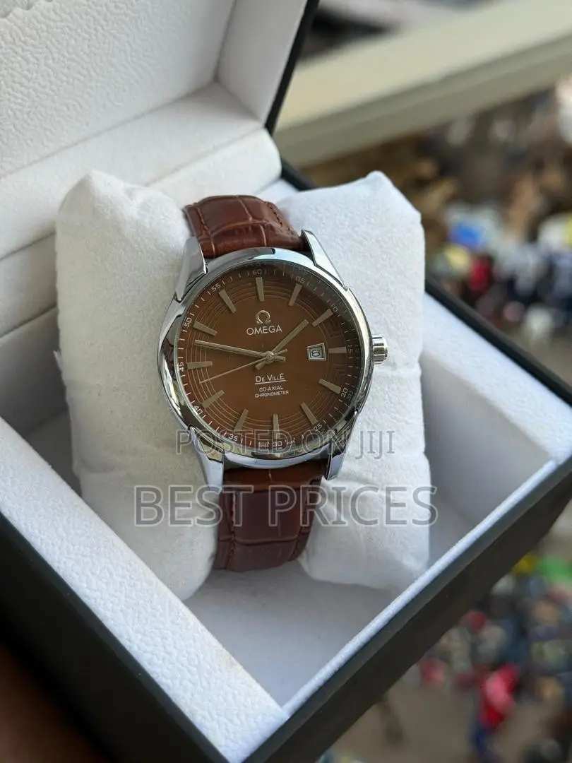 Classic Brown-Strap Analog Watch