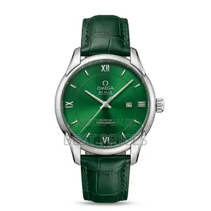 Classic Green-Strap Analog Watch