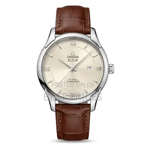 Classic Cream-Dial Brown-Strap Analog Watch