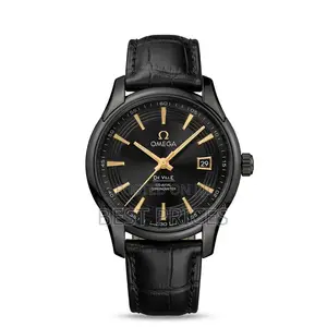 Classic Black and Gold-Tone Analog Watch