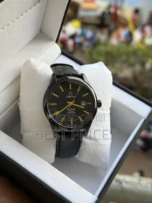Classic Black and Gold-Tone Analog Watch