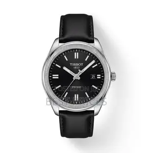 Classic Black-Dial Silver-Tone Analog Watch