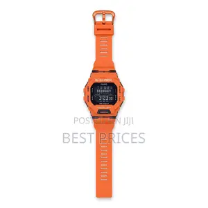 Orange Digital Sports-Style Watch