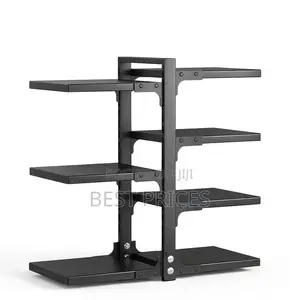 7-Shelf Double-Sided Pot and Pan Storage Rack – Black