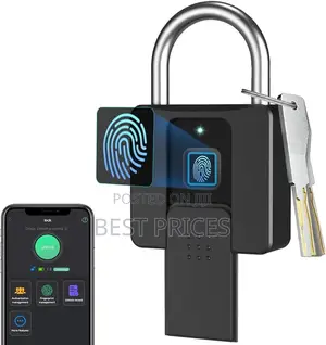 Smart Fingerprint Padlock with Keys