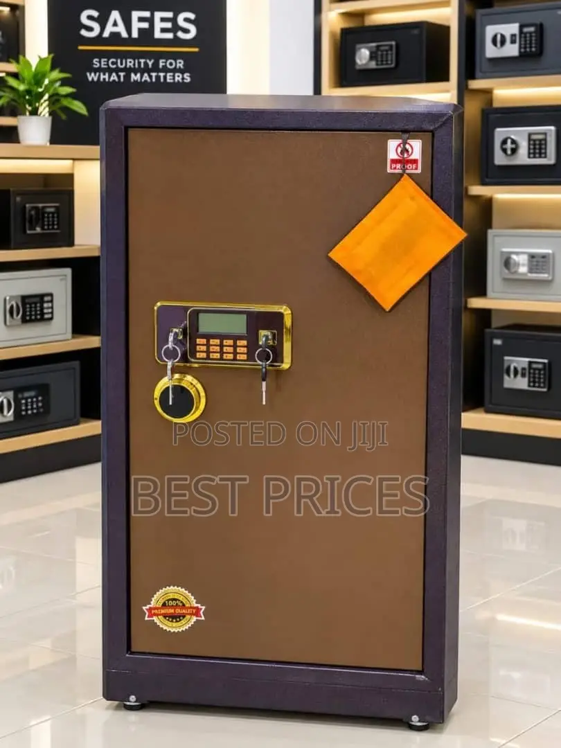 Home/Commercial Digital Safe with Key Locks - Fire & Waterproof 135kg