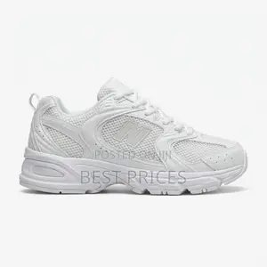 White Mesh Chunky Sneakers