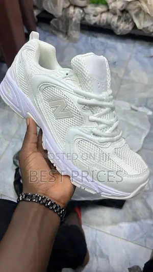 White Mesh Chunky Sneakers