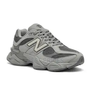 Grey Mesh Chunky Sneakers