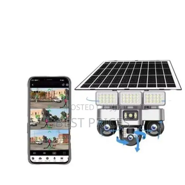 CALUS VC24-4G Outdoor 3-in-1 AI Solar Security Camera | Triple Lens
