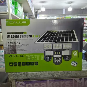 CALUS VC24-4G Outdoor 3-in-1 AI Solar Security Camera | Triple Lens