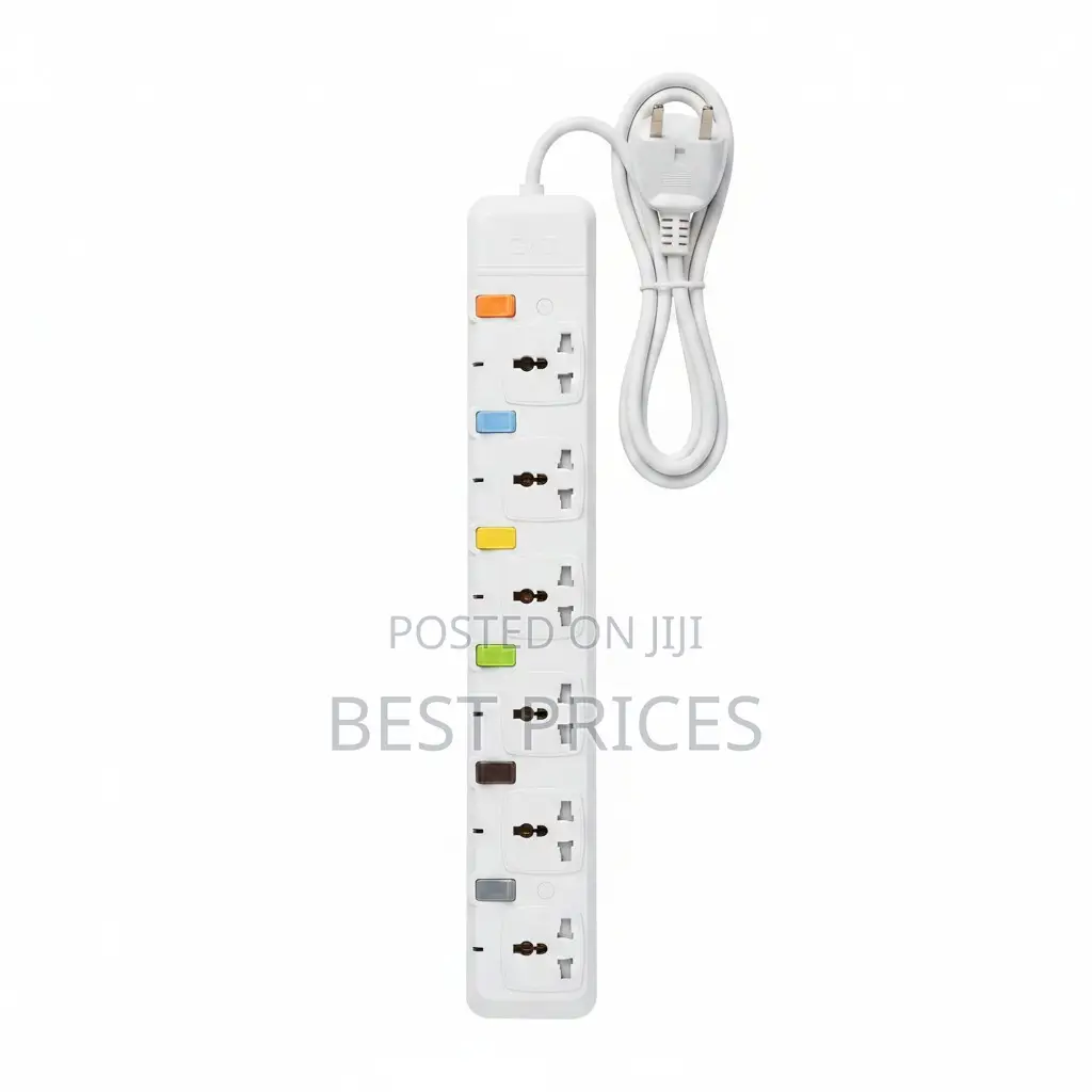 G&T URB-6 Original 6-Way Extension Socket – 3 Meter Cable