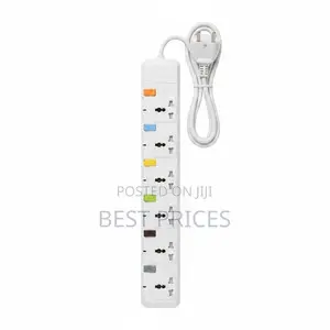 G&T URB-6 Original 6-Way Extension Socket – 3 Meter Cable
