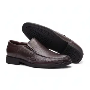 Men's Burgundy Slip-On Loafer Dress Shoes