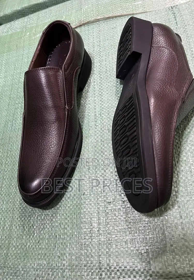 Men's Burgundy Slip-On Loafer Dress Shoes