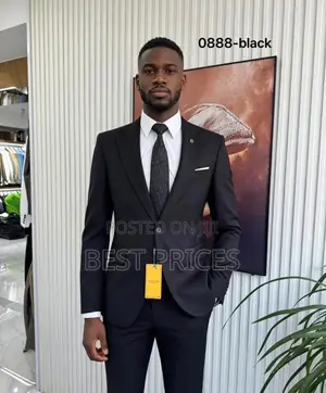 Men's 2-Piece Slim Fit Suit – Black