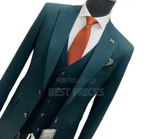 Men's Teal 3-Piece Suit