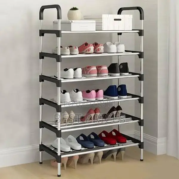 6-Tier Metal Shoe Rack Organizer