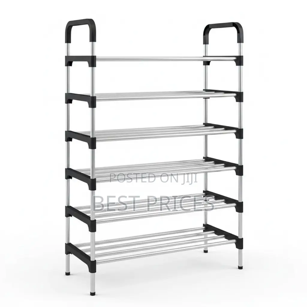 6-Tier Metal Shoe Rack Organizer