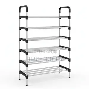 6-Tier Metal Shoe Rack Organizer