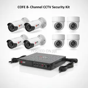COFE 8-Channel CCTV Security Kit – Full Colour Night Vision
