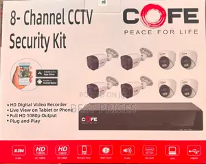 COFE 8-Channel CCTV Security Kit – Full Colour Night Vision