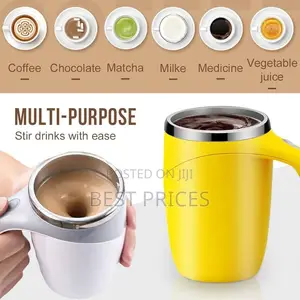 Self-Stirring Magnetic Mug – Auto Mix Coffee, Tea & More