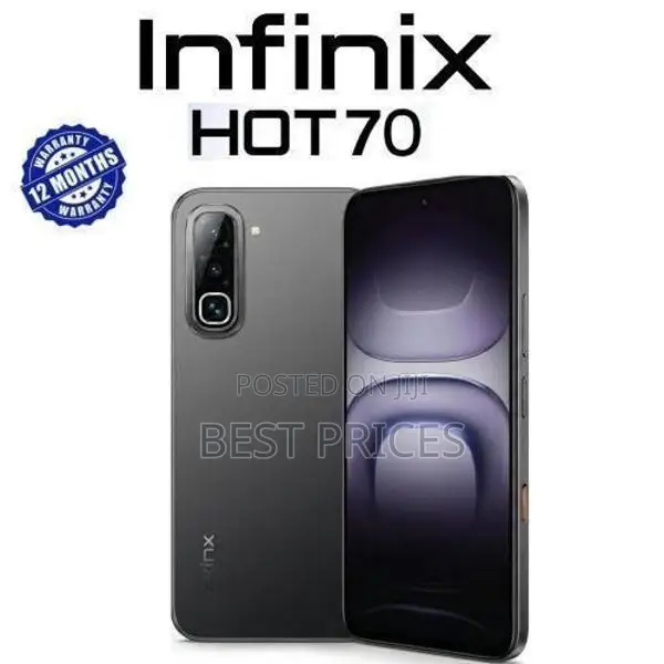 Infinix Hot 70 - 128GB + 8GB RAM | 6000mAh | 50MP